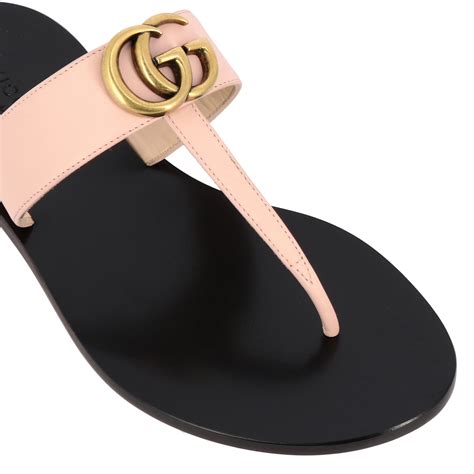 sandali cuscino gucci|gucci marmont sandals.